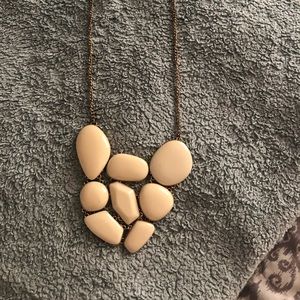 Ivory & gold bauble necklace